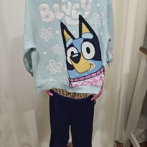 Lucy Light Blue and Navy Set